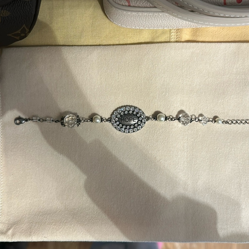 A gilded life “Hope” bracelet